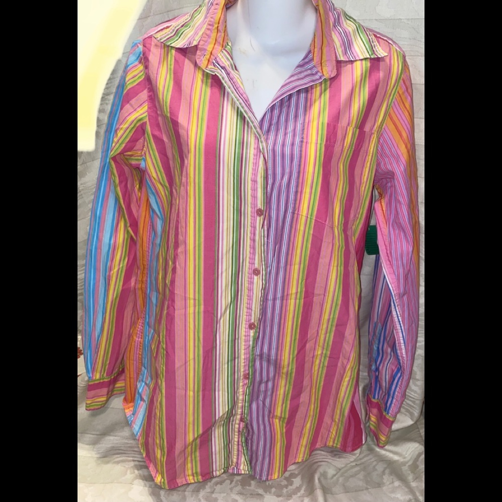 Victoria secrets stripped button up